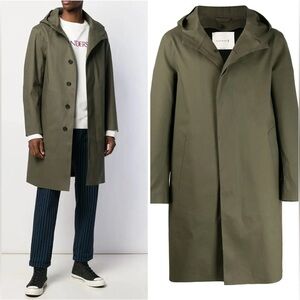 Mackintosh Mens CHRYSTON bonded cotton hooded coat